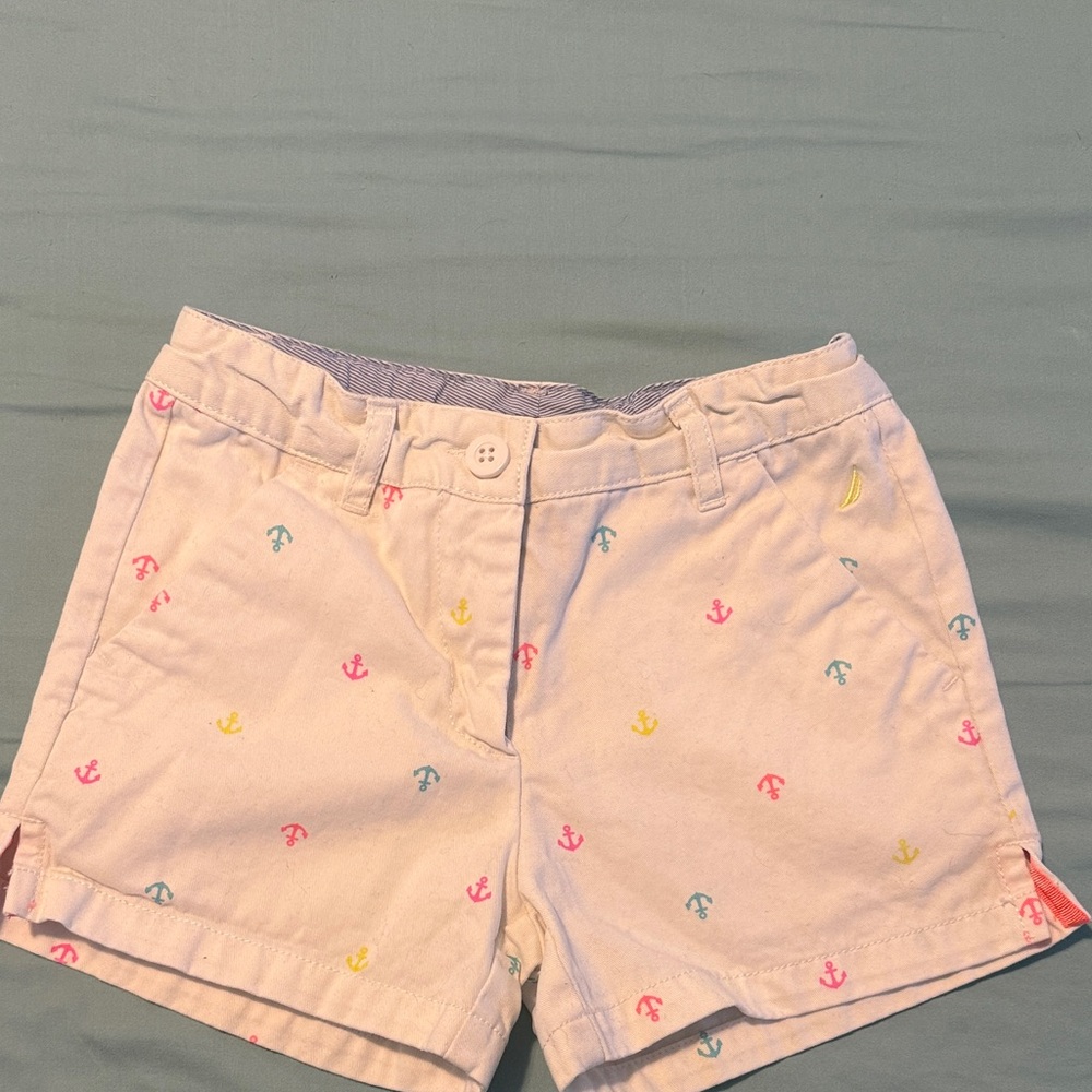 Nautica girl’s Anchor Print Shorts - Multicolor